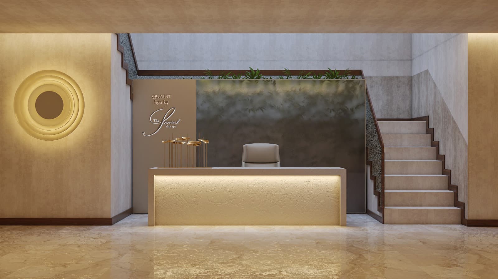 Kate's Haven Spa reception